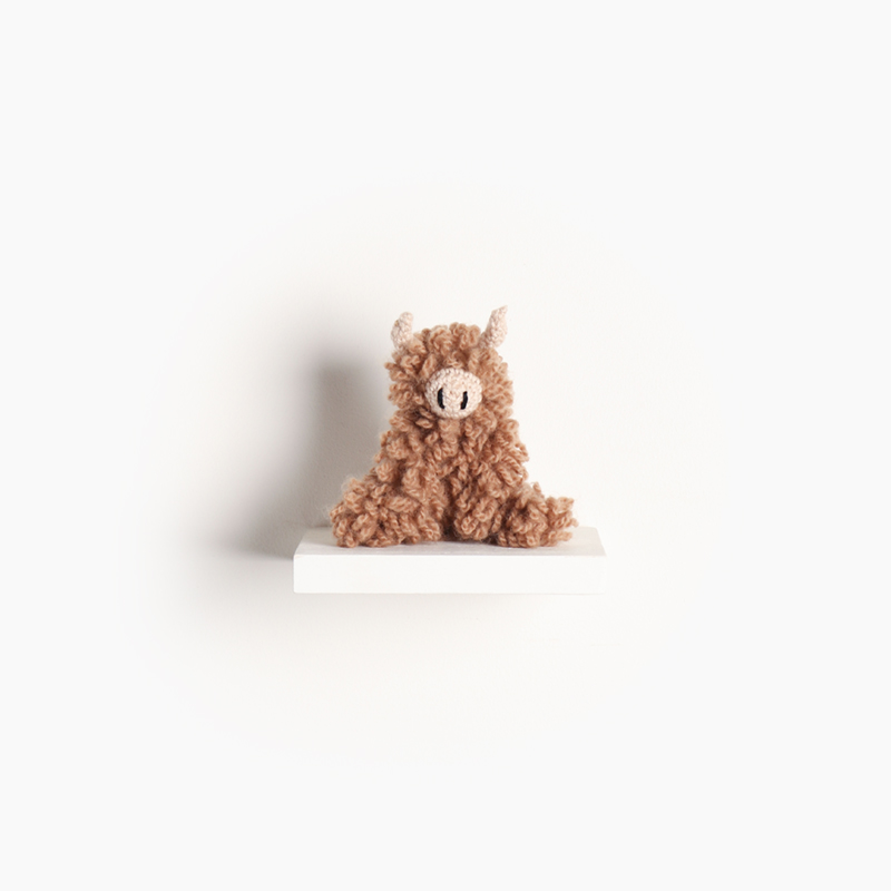 Mini Highland Cow crochet pattern Kerry Lord